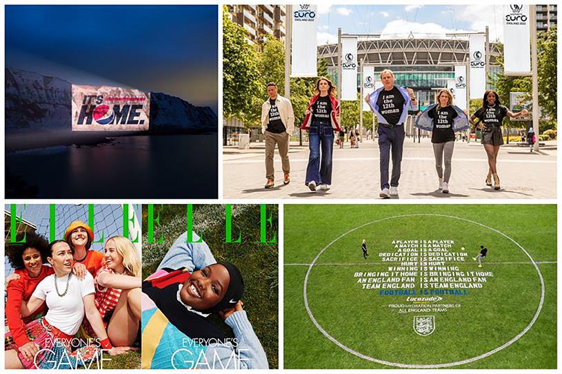 Euro 2022 activity from Pepsi, Heineken, Lucozade and Elle