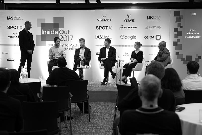 Keynote speakers at the AOP’s Inside Out Digital Publishing Convention, where the new Ad Quality Charter was unveiled