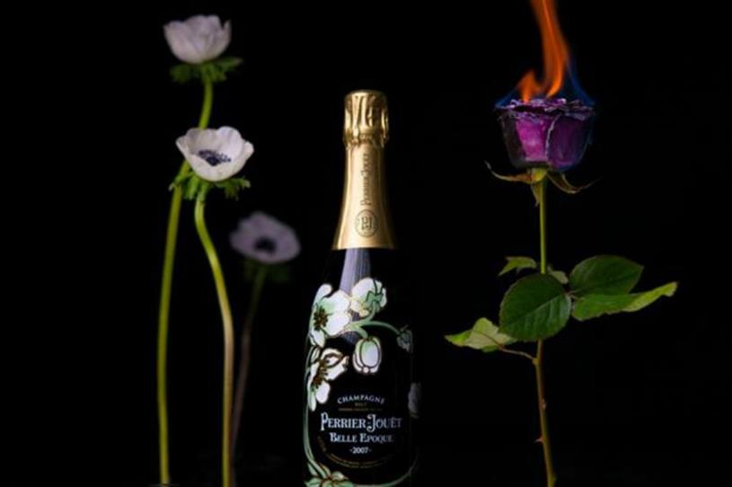 Perrier-Jouët: a colourful flower pop-up shop for Valentine's Day