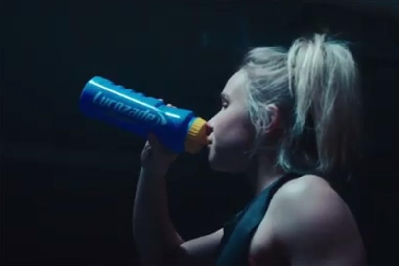Lucozade: it currently works with Grey London