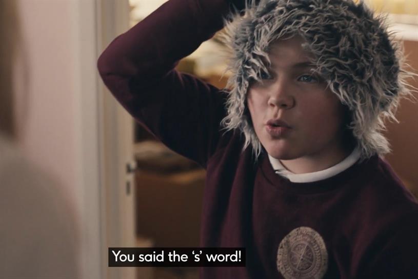 BHF: 2020 ad featured boy attempting to provoke family into swearing to raise money