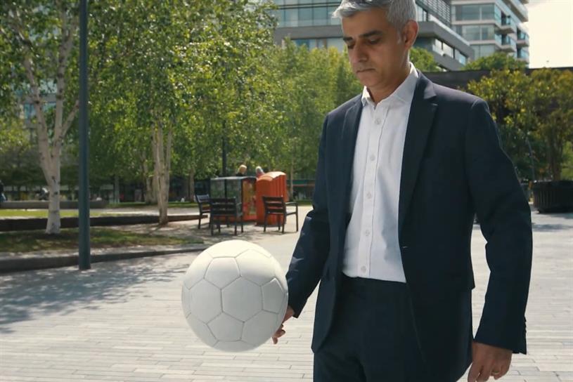 Sadiq Khan: not too shabby with the ball