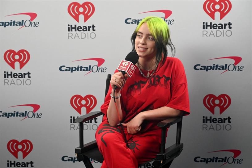 iHeartMedia: Billie Eilish is interviewed backstage at its iHeartRadio Alter Ego event (Photo by Kevin Mazur/Getty Images for iHeartMedia)