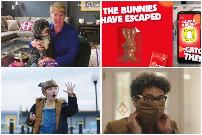 WPP (clockwise from top left): Essence, MediaCom, Wunderman Thompson, The & Partnership