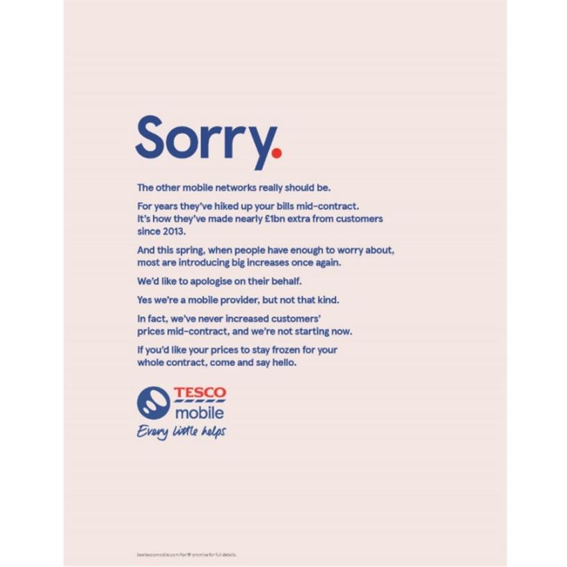 Tesco Mobile: campaign created by BBH