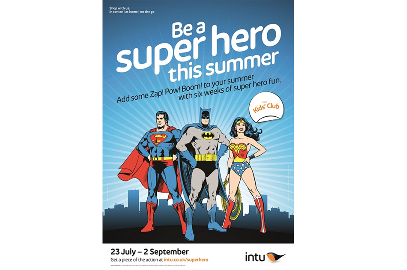 DC superheroes to take over intu shopping centres