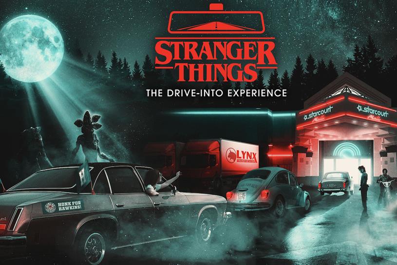 Secret Cinema Takes Cars To Upside Down For Stranger Things Drive Into Experience Campaign Us