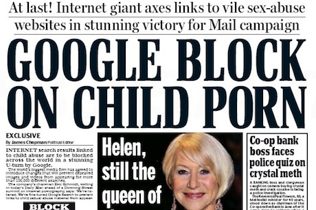 Google tells Daily Mail we ve listened on child porn  PR Week 