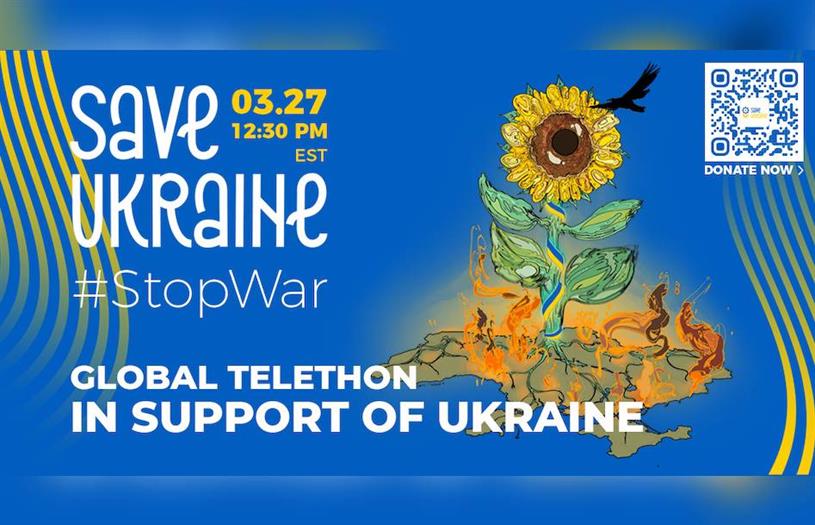 Support urged for Sunday's #StopWar telethon in aid of Ukraine - Vimarsana News