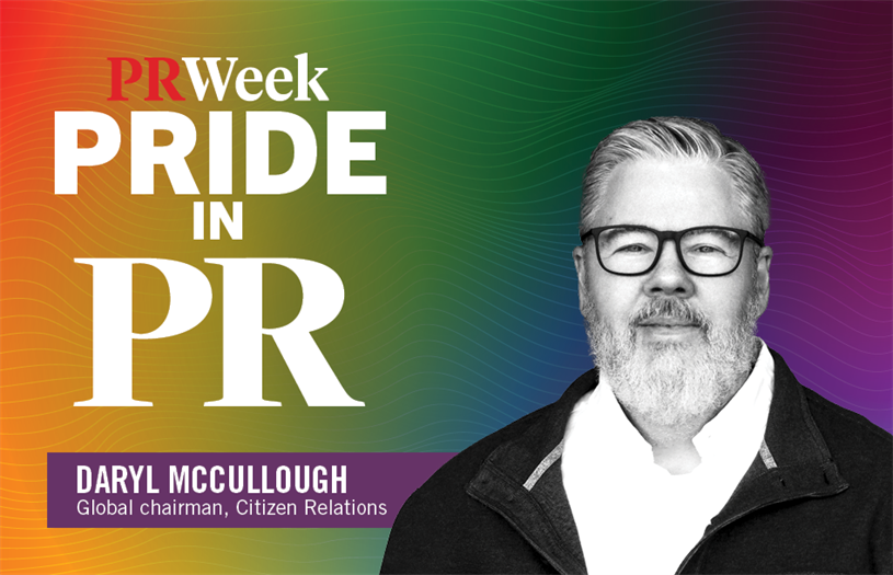 PRWeek Pride in PR: Daryl McCullough | PR Week