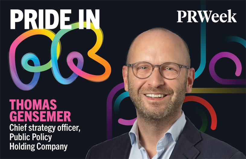 Pride in PR: Thomas Gensemer - PR Week