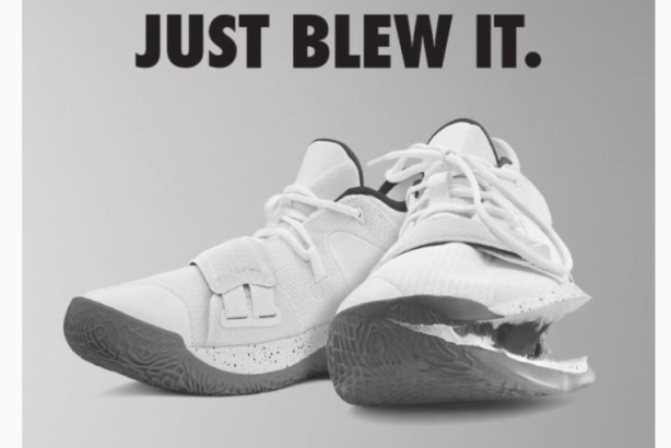 nike shoe blows up