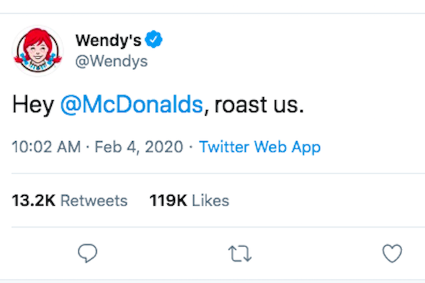 Wendy's never directly named McDonald's in trolling tweets, until now | PR  Week