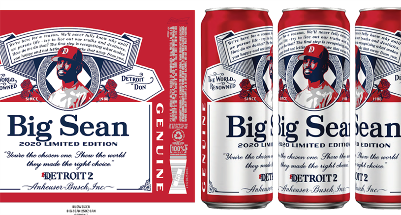 rapper big sean gets a spot on the budweiser label campaign us rapper big sean gets a spot on the