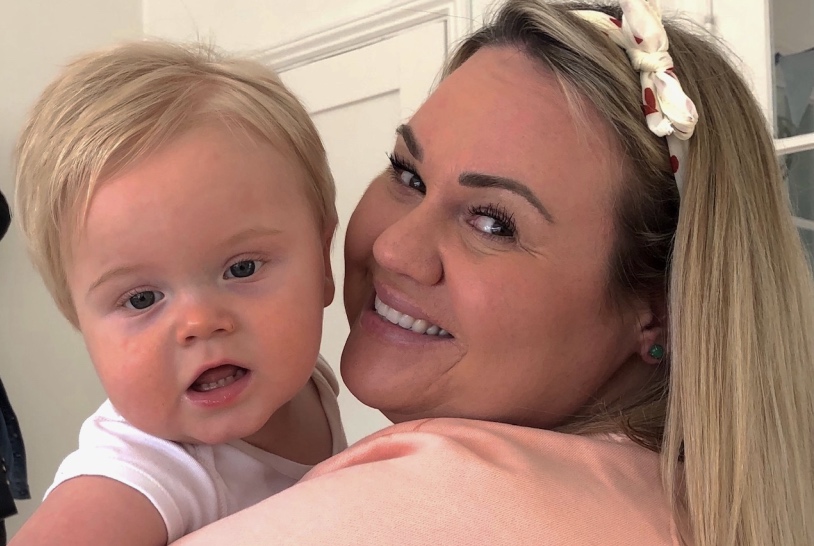 Katie Martin, SVP managing director at Engine and her son, Blue