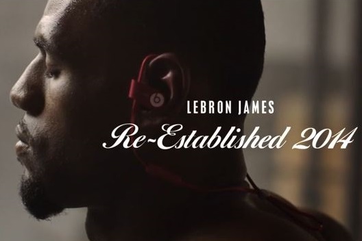 LeBron James returns home in new Beats 