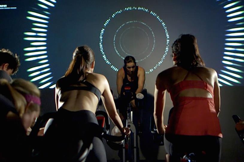 In Equinox's The Pursuit, data from each bike is collated in real time.