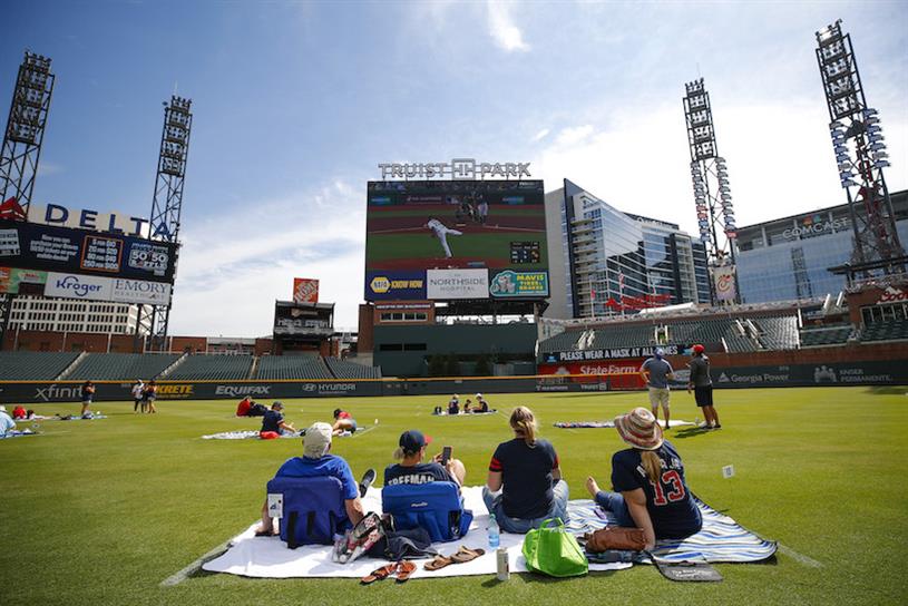 Major League Baseball moved its midsummer All-Star Game out of the Atlanta Braves' Truist Park due to Georgia's new voting law. (Photo credit: Getty Images)