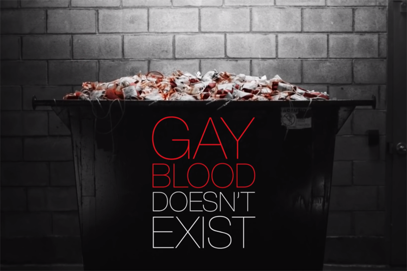 can gay men donate blood in usa