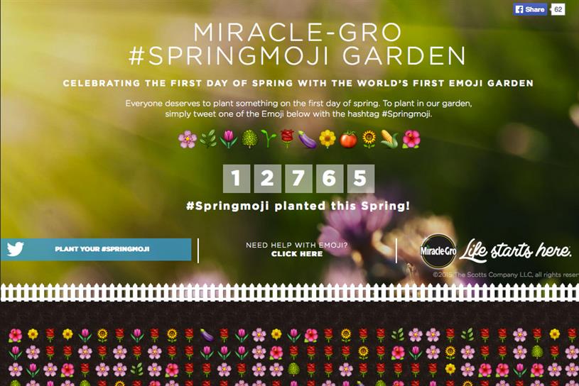 Miracle-Gro "#springmoji" by 360i.