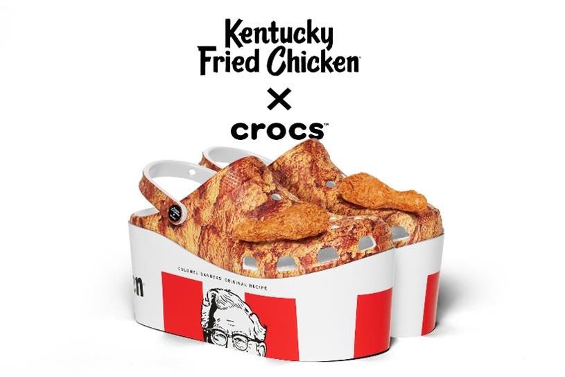 KFC bucket platform Crocs are a whole 