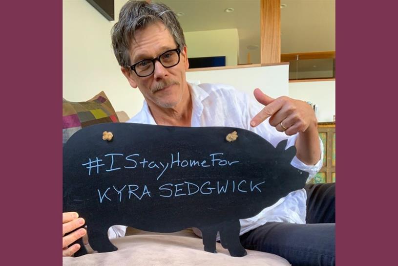 Kevin Bacon and others want you six degrees for #IStayHomeFor challenge