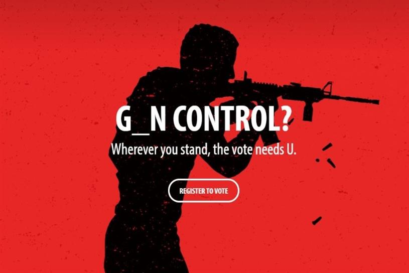 Gun control and equal rights used in provocative voting drive Campaign US