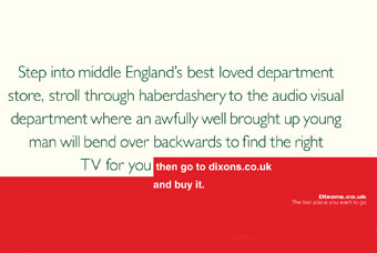 Dixons 'the last place' by M&C Saatchi