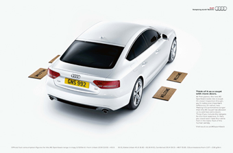 Audi 'feet' by BBH London