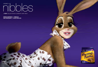 Cadbury Dairy Milk 'caramel nibbles' by Fallon London