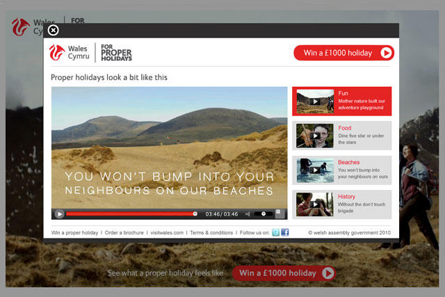 Visit Wales 'for proper holidays' Kitcatt Nohr Alexander Shaw