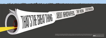 Newspaper Marketing Agency 'brand campaign' by McCann Erickson