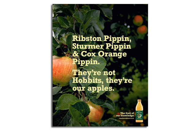 Copella 'fruit of our knowledge' by DDB UK