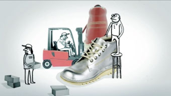 Kickers 'random bandits fourth film' by Modern Toss and Holler Digital