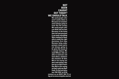 British Army 'no fools' by Publicis London