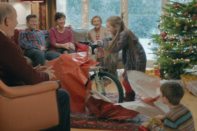 Halfords 'Christmas bikes' by DLKW Lowe