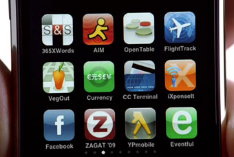 Iphone ... promoting range of US apps