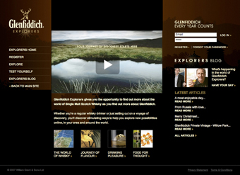 Glenfiddich 'explorers' by Kitcatt Nohr Alexander Shaw
