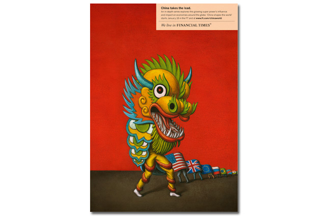FT 'China shapes the world' by DDB UK