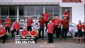 Honda 'Tour of Britain idents' by Wieden & Kennedy London