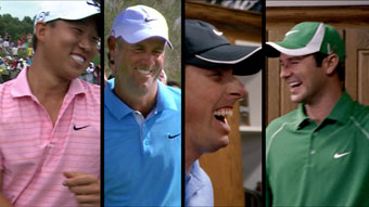 Nike...celebrating Tiger Woods' return to golf