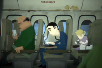 JetBlue 'seat monster' by JWT New York