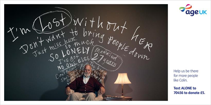 Age UK: ads emphasise struggles faced by older people