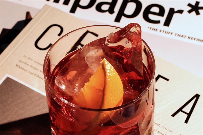Campari: art inspired by famous cocktail