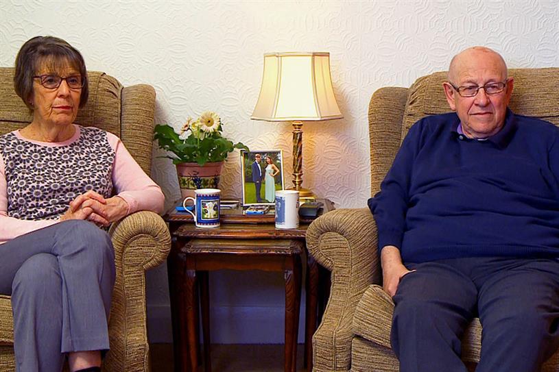 Gogglebox characters June and Leon reacted, live and unscripted, to Age UK’s ad