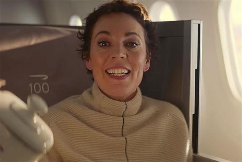 British Airways: Oscar winner Olivia Colman featured in 2019 ad created by Ogilvy