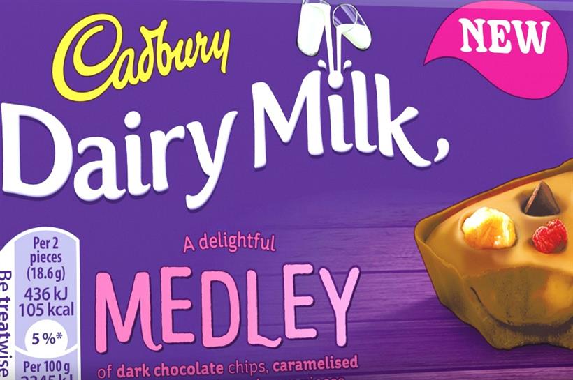 The pop-up spa take its inspiration from Cadbury's new Dairy Milk Medley product 