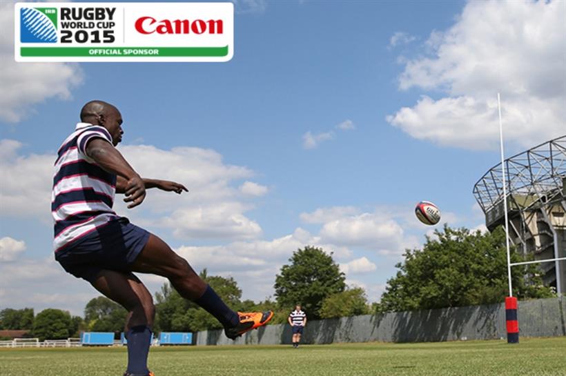Canon is focusing on rugby fans during the World Cup (@CanonUKandIE)