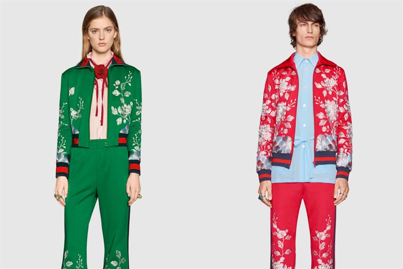 Gucci's men's and women's catwalk collections have been moving closer together stylistically