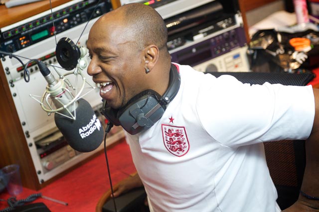 Ian Wright: presents the Rock'N'Roll Football show on Absolute Radio